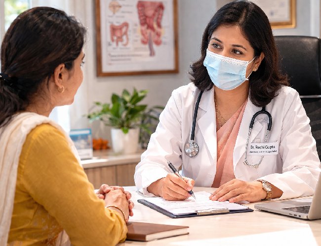 Lady Doctor for Piles